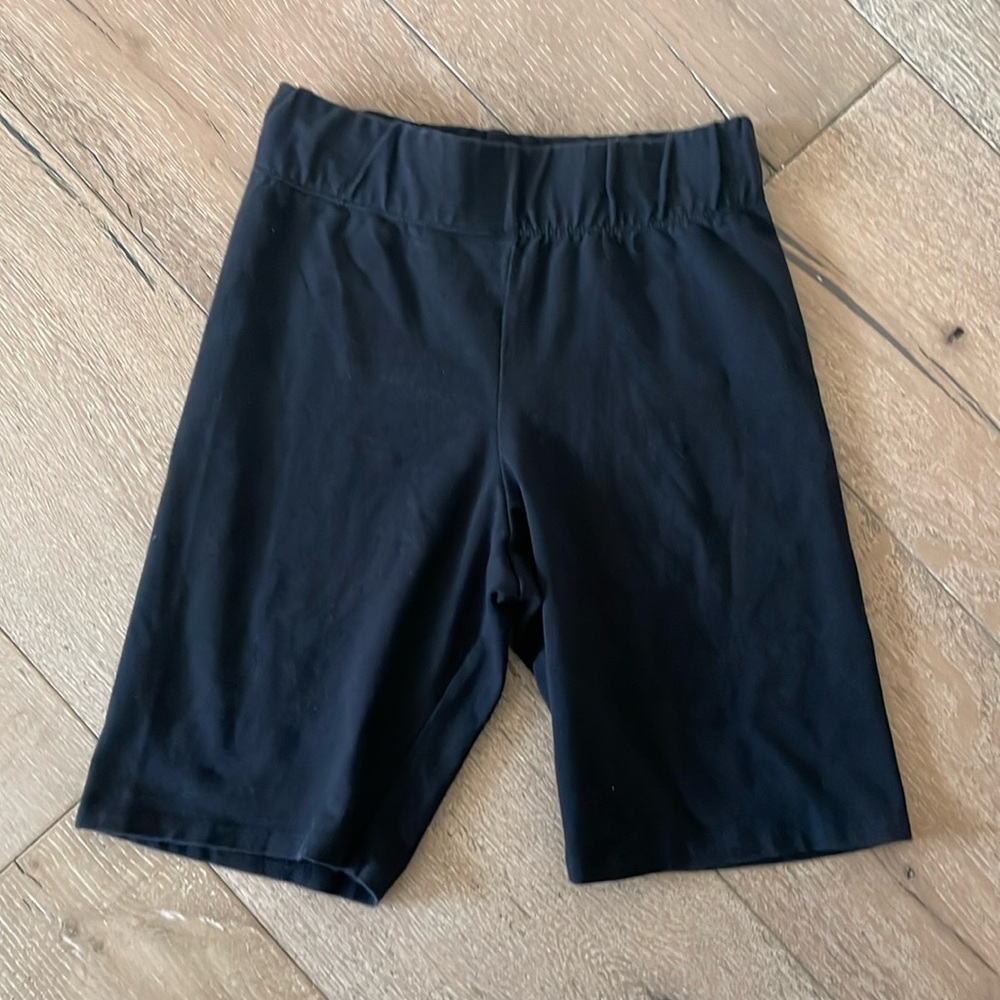 Good American Black Biker Shorts
